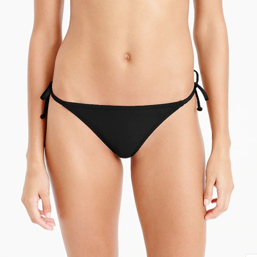 NWT J.CREW BLACK STRING BIKINI- Brand New!